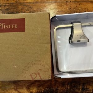 PfISTER Park Avenue Polished Nickel Towel Ring